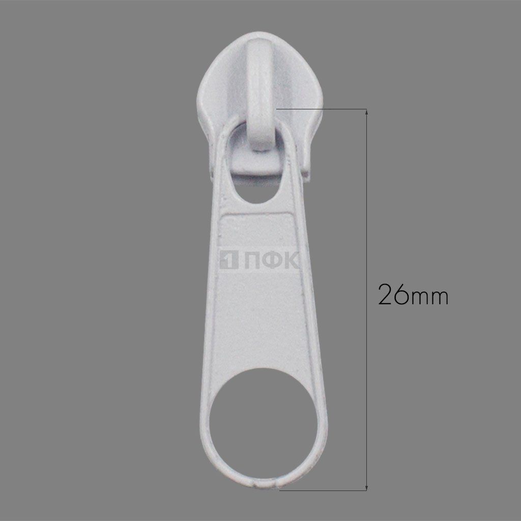 Бегунок для спиральной (витой) молнии тип 5 галант цв 101 белый (уп 2000шт/10000шт) 2,3гр УЛУЧШЕННЫЙ — ПФКР Бегунок для спиральной (витой) молнии тип 5 галант цв 101 белый (уп 2000шт/10000шт) 2,3гр УЛУЧШЕННЫЙ