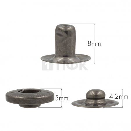 3 Части кнопки для одежды 15мм Альфа нерж цв никель тем (уп 720шт) BUTTONI 3 Части кнопки для одежды 15мм Альфа нерж цв никель тем (уп 720шт) BUTTONI