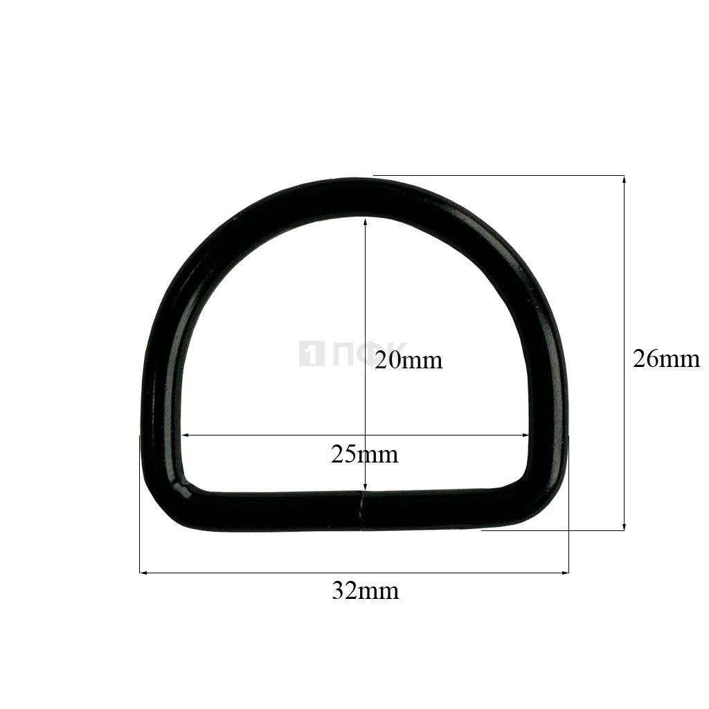 Полукольцо 25мм (толщ 3мм) цв оксид сварное (уп 500шт/10000шт) ВЫСОКОЕ — ПФКР Полукольцо 25мм (толщ 3мм) цв оксид сварное (уп 500шт/10000шт) ВЫСОКОЕ