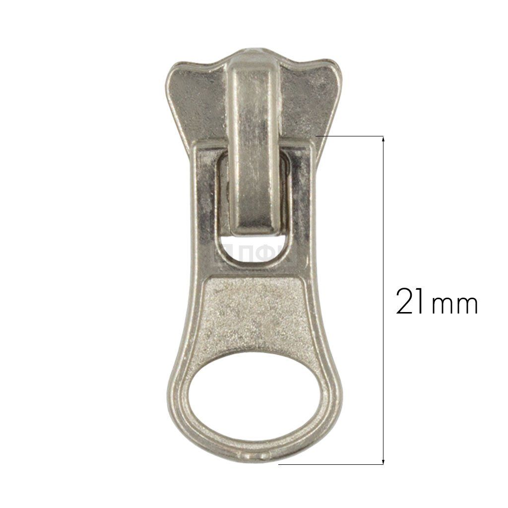 Бегунок трактор тип 5 автомат ГРУША цв никель (уп 1000шт/10000шт) 2,8 гр КОРОНА — ПФКР Бегунок трактор тип 5 автомат ГРУША цв никель (уп 1000шт/10000шт) 2,8 гр КОРОНА