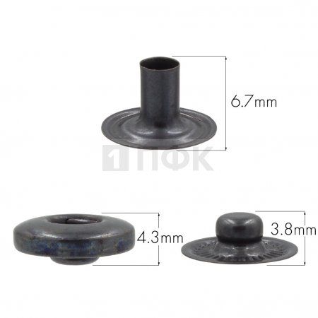 3 Части кнопки для одежды 12,5мм Альфа нерж цв оксид (уп 1440шт) BUTTONI 3 Части кнопки для одежды 12,5мм Альфа нерж цв оксид (уп 1440шт) BUTTONI