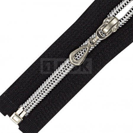 Молния спиральная (витая) тип 7 65см арт.0325 разъем цв 322 зв серебро (уп 100шт) Молния спиральная (витая) тип 7 65см арт.0325 разъем цв 322 зв серебро (уп 100шт)