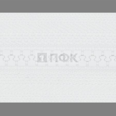 Молния тракторная тип 5 60см разъем цв 101 (уп 50шт) улучшен 26,6 гр/рулонка 4,5гр/бегунок