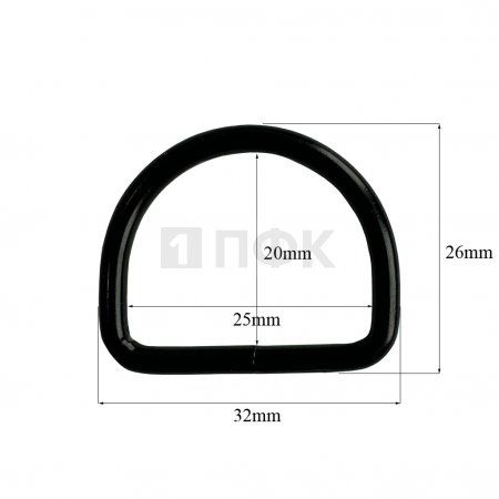 Полукольцо 25мм (толщ 3мм) цв оксид сварное (уп 500шт/10000шт) ВЫСОКОЕ Полукольцо 25мм (толщ 3мм) цв оксид сварное (уп 500шт/10000шт) ВЫСОКОЕ