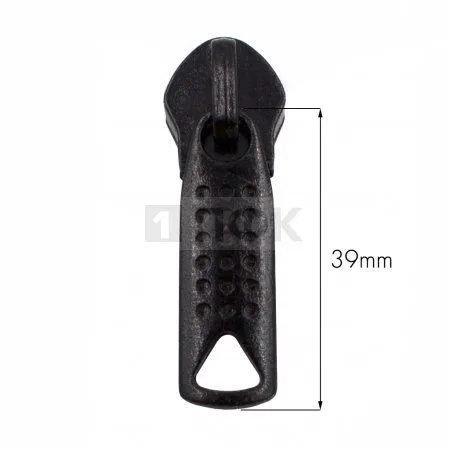 Бегунок для спиральной (витой) молнии тип 10 галант цв 322 черный (уп 200шт/2500шт) 18 ТОЧЕК